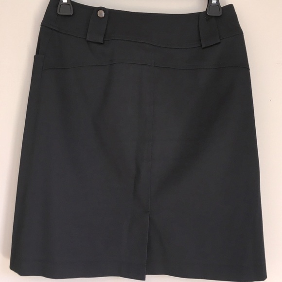 Vintage 90's Ca Agroup Black A-Line Skirt - Picture 2 of 10